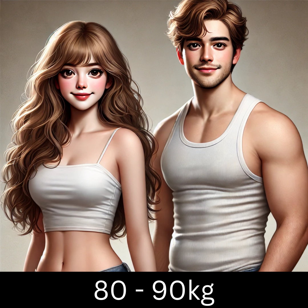 80 a 90kg
